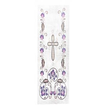 Pilgrim's Cross And Purple Flowers (No. 7)